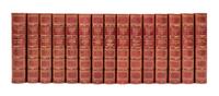 DICKENS, CHARLES. Works. London, 1874-76. 30 vols. Bound by Bayntun.