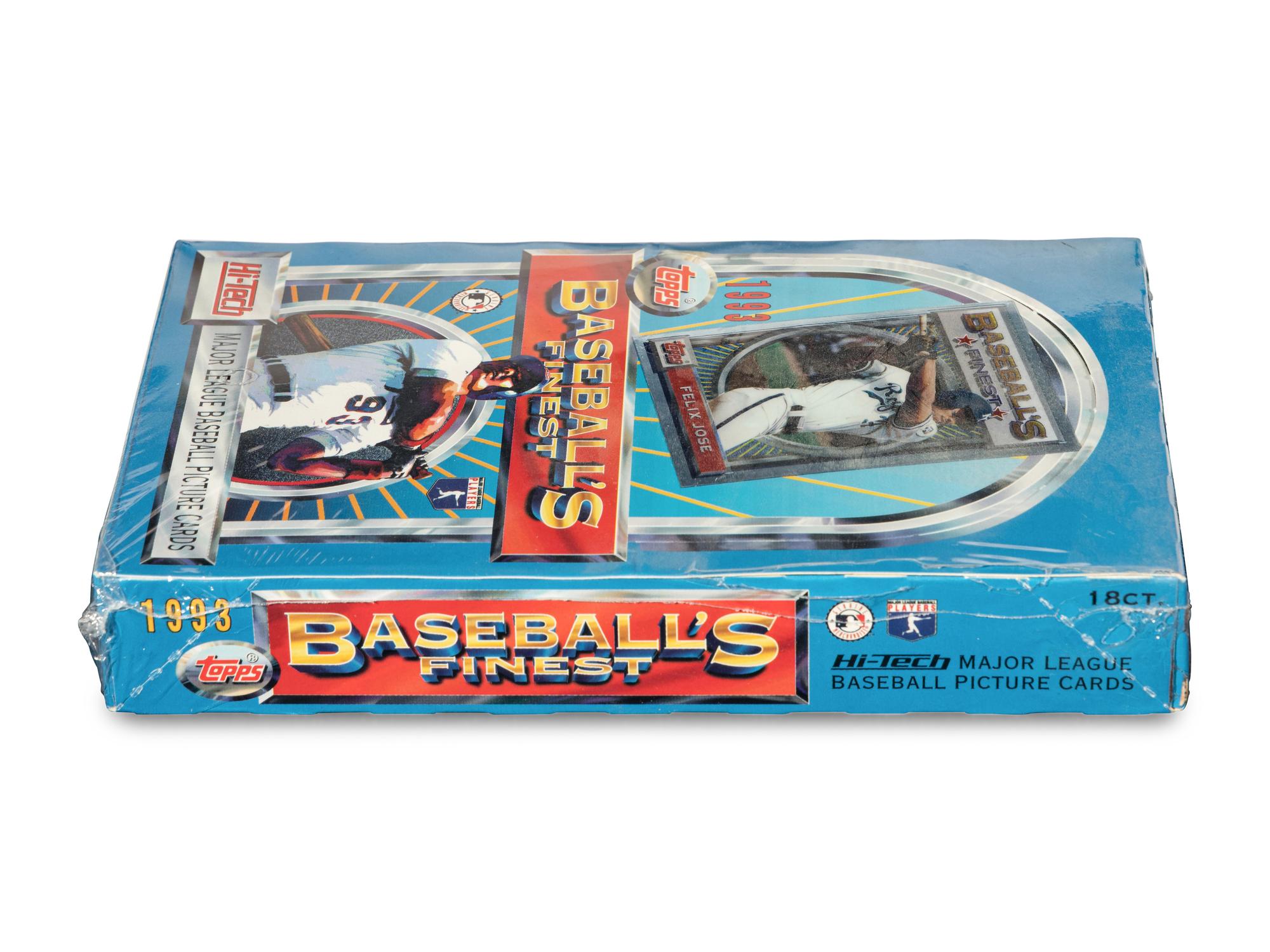 A Factory Sealed Box of 1993 Topps Finest Baseball Cards