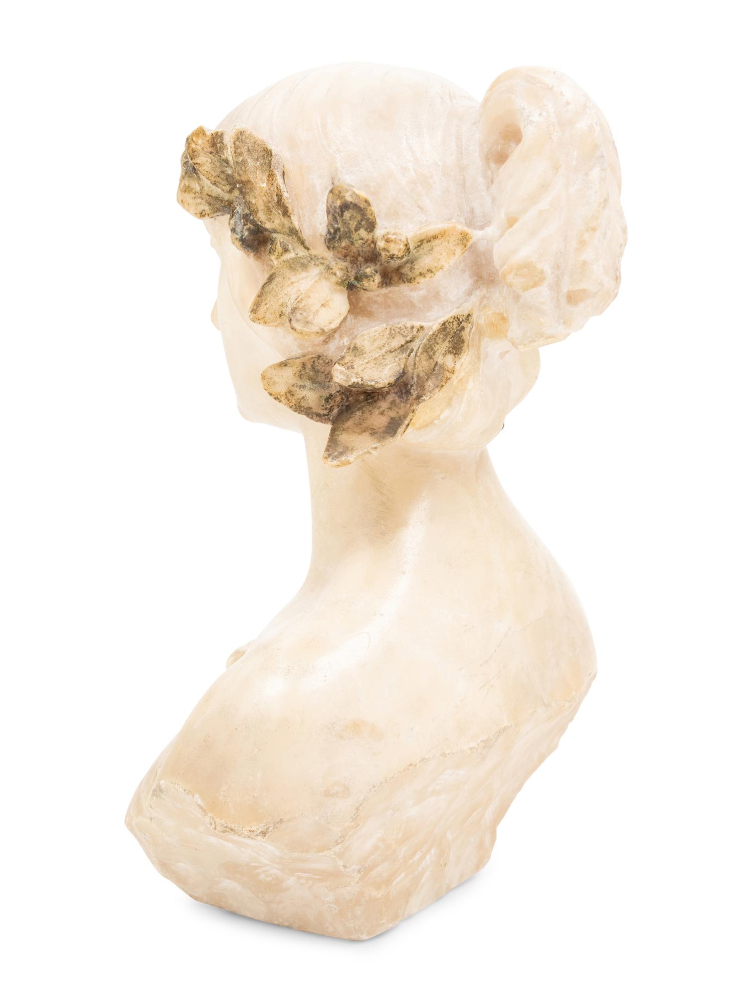 An Italian Alabaster Bust