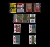 A Collection of 1980s Unopened Topps Football Card Packs Including John Elway Rookie
