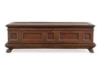 An Italian Carved Walnut Cassone