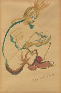 Untitled (Man Sitting Cross-Legged)