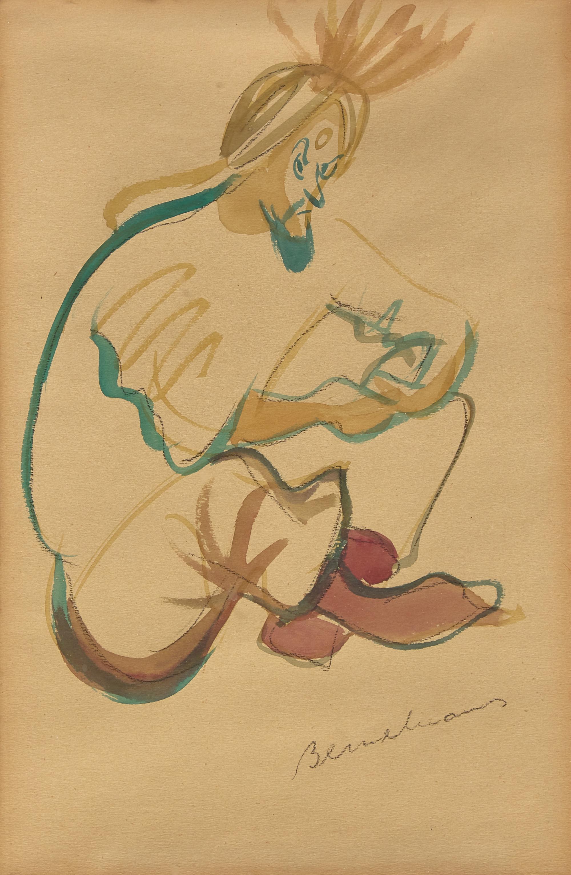 Untitled (Man Sitting Cross-Legged)