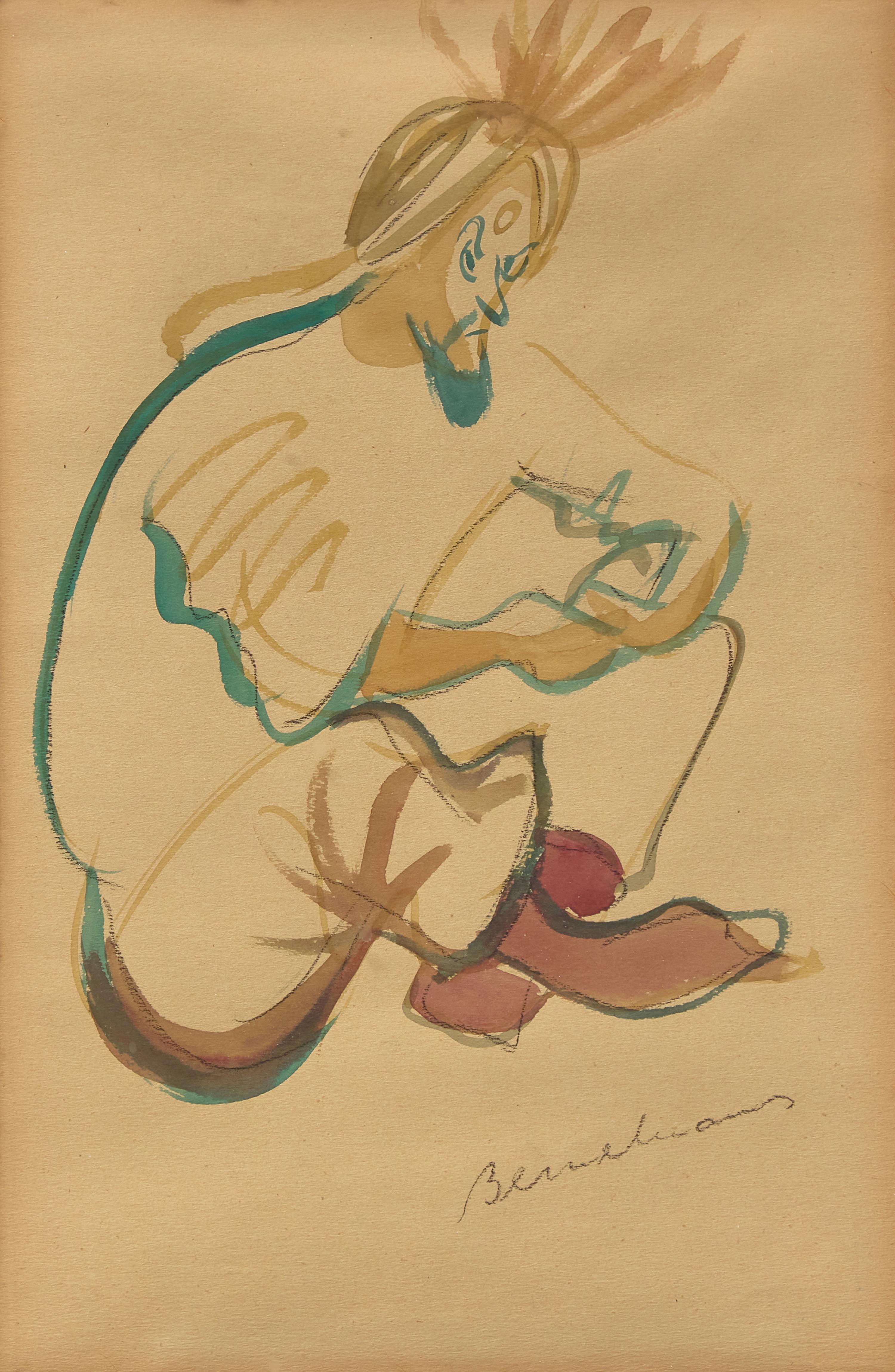 Untitled (Man Sitting Cross-Legged)