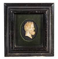 An English Wax Profile Height 2 3/4 inches. — 18TH/19TH CENTURY