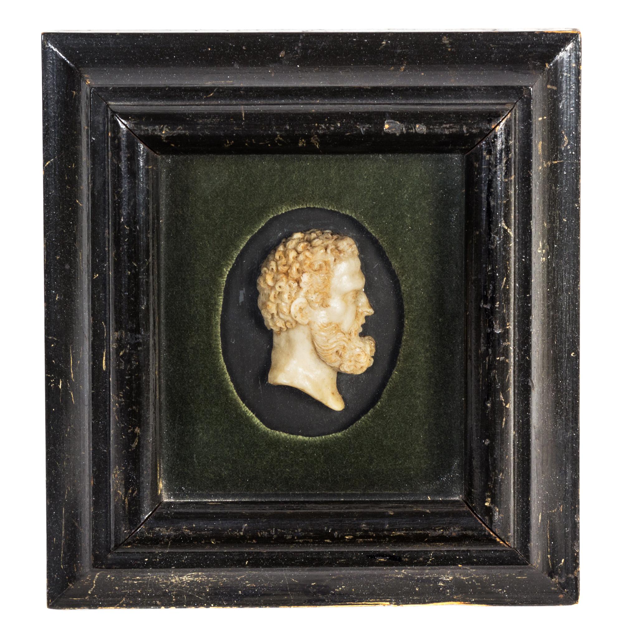 An English Wax Profile Height 2 3/4 inches. — 18TH/19TH CENTURY