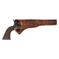 Colt Model 1860 Army Revolver & Holster Identified to James S. Huston with Documents & Image