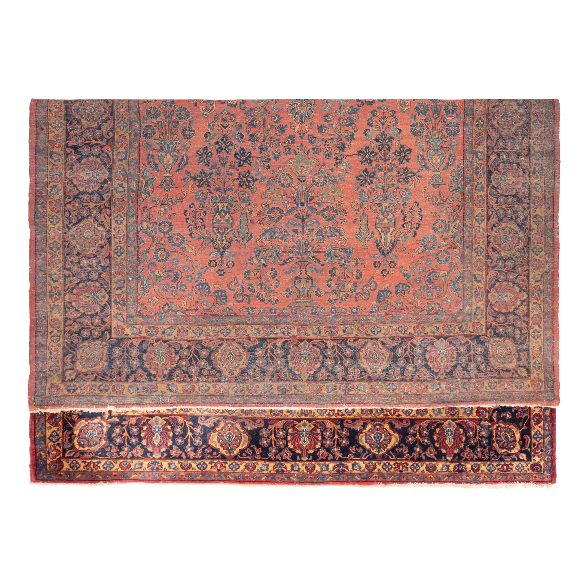 A Sarouk Wool Rug