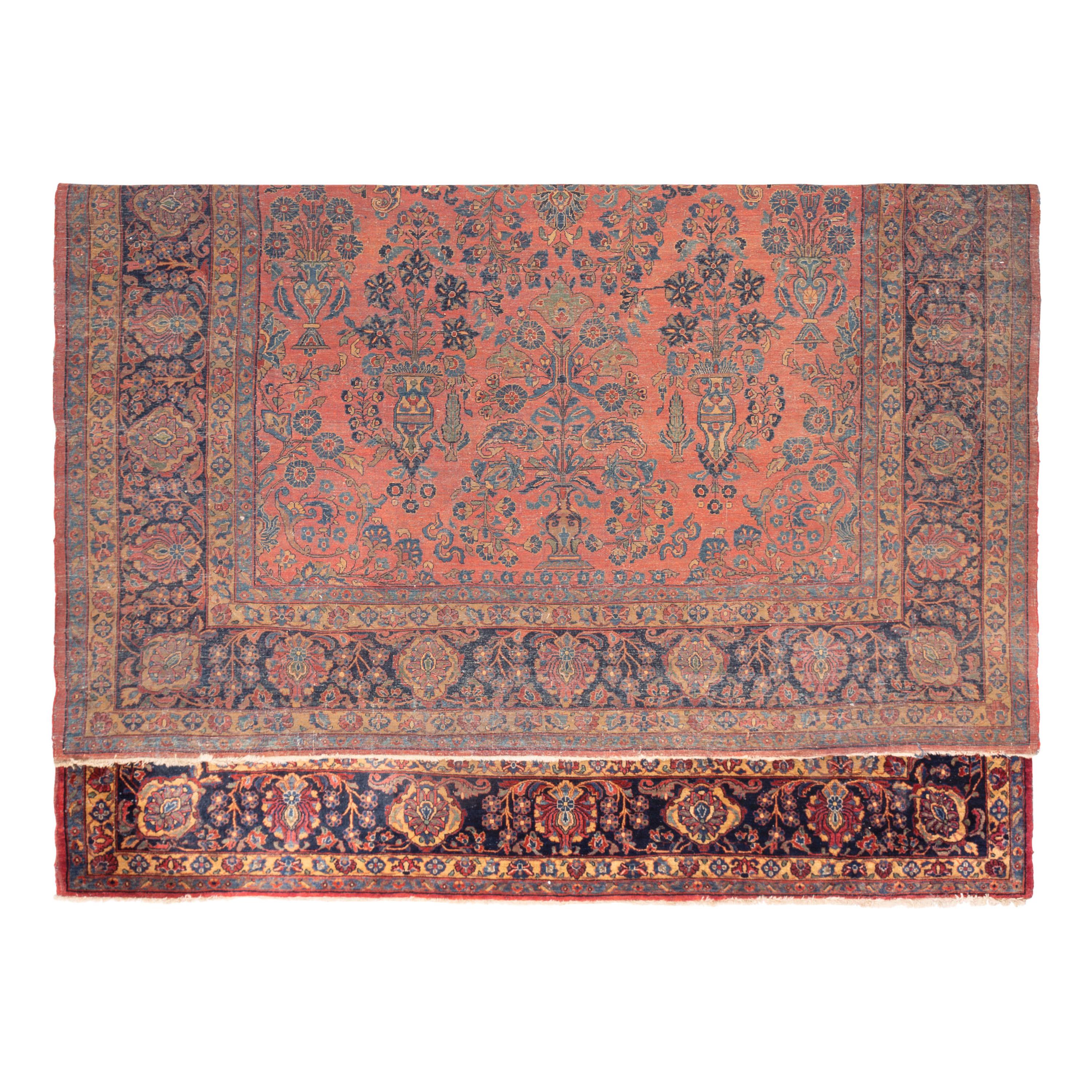 A Sarouk Wool Rug