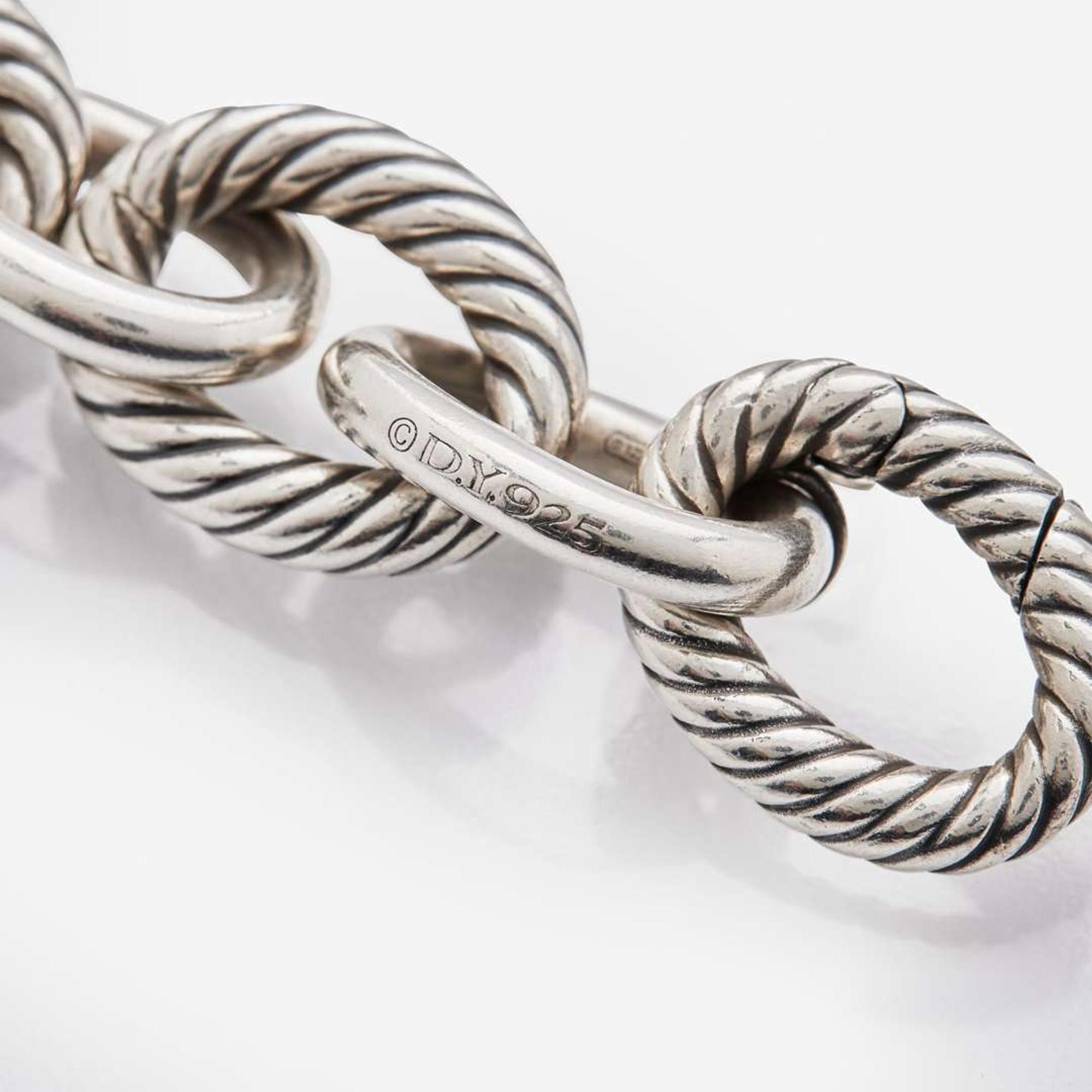 A Set of Matching David Yurman Necklace and Bracelet David Yurman