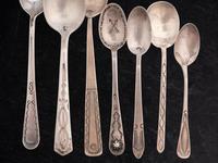 Navajo Stamped Silver Spoons and Forks