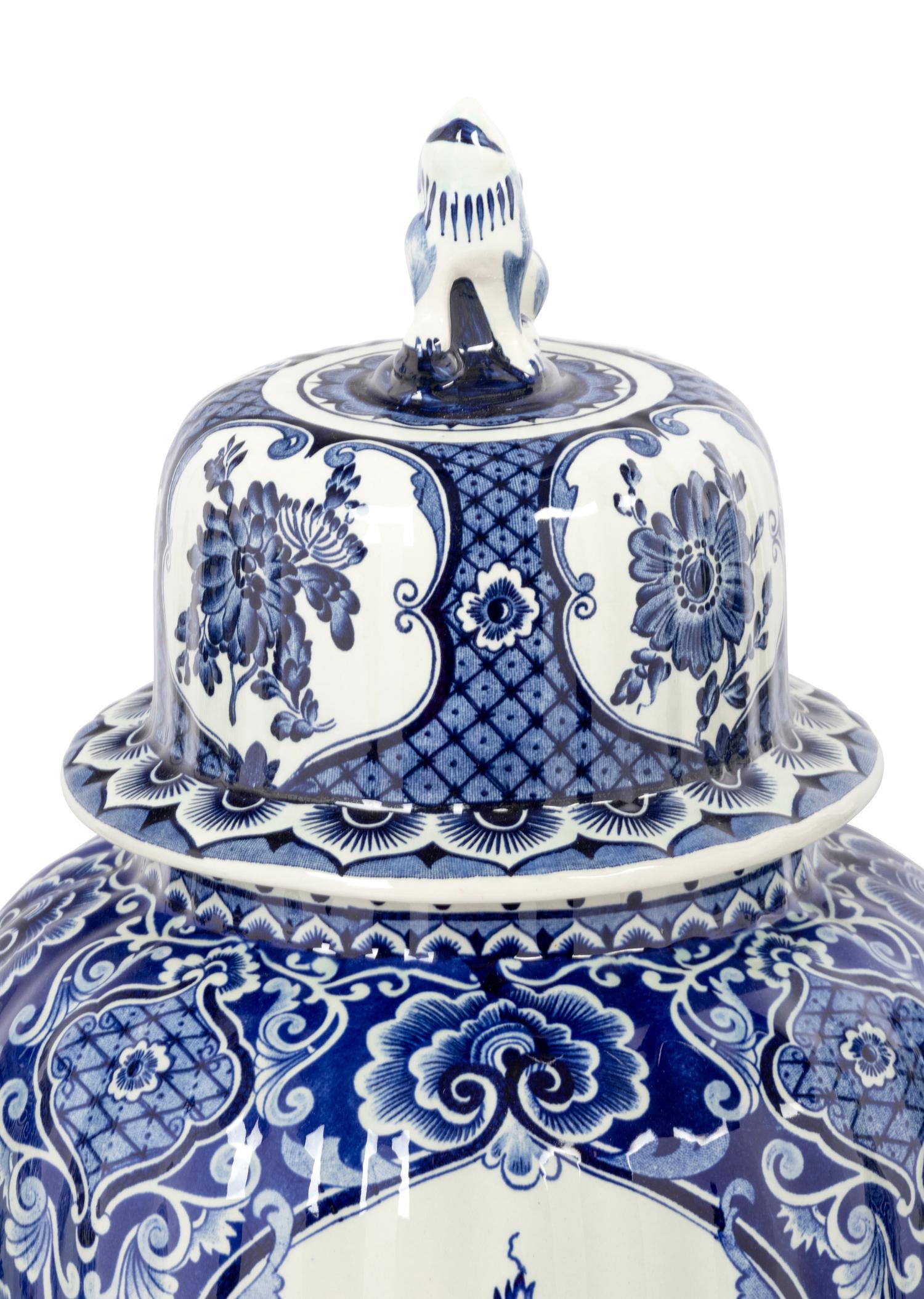 A Group of Six Delft Ware Jars