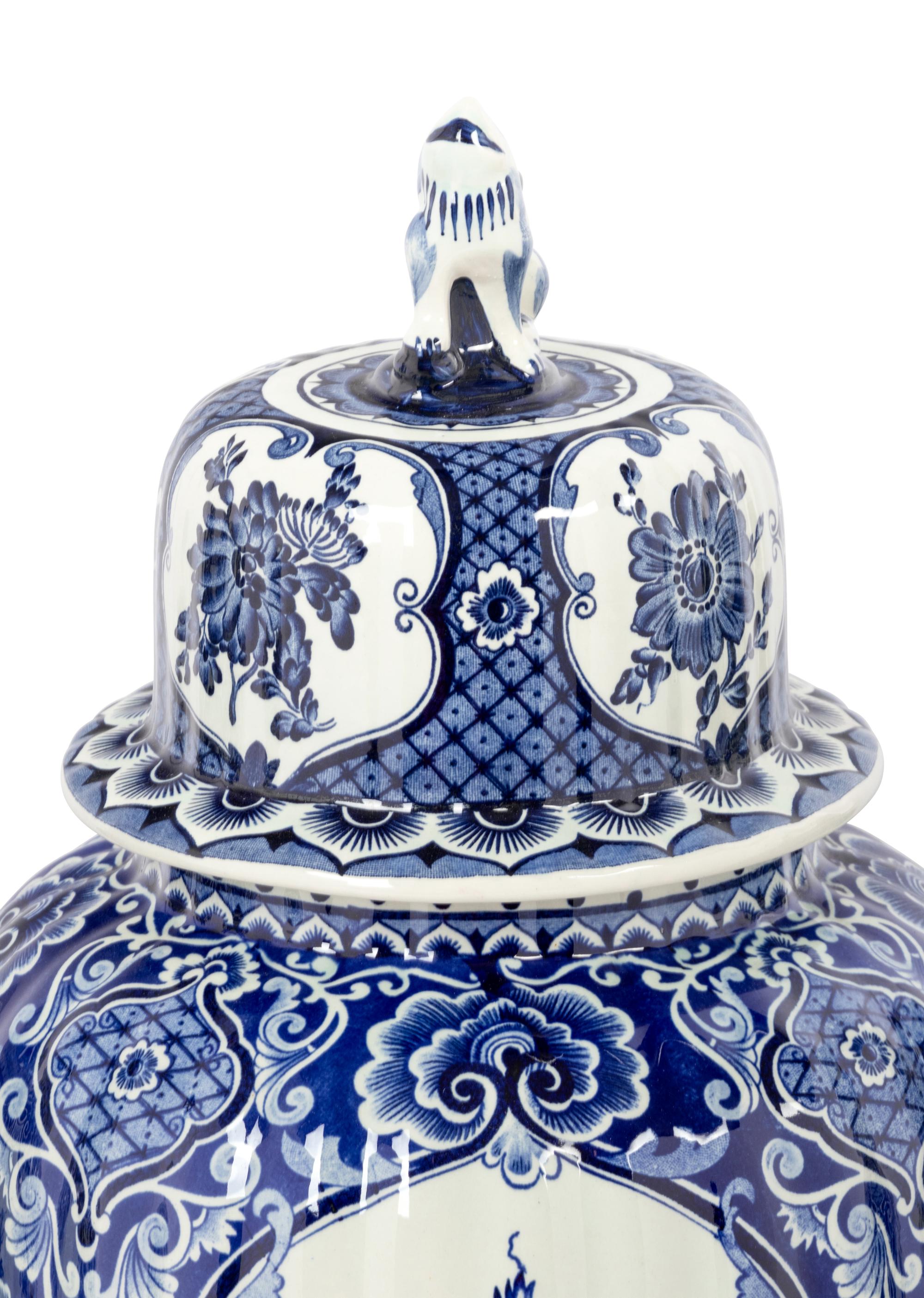A Group of Six Delft Ware Jars