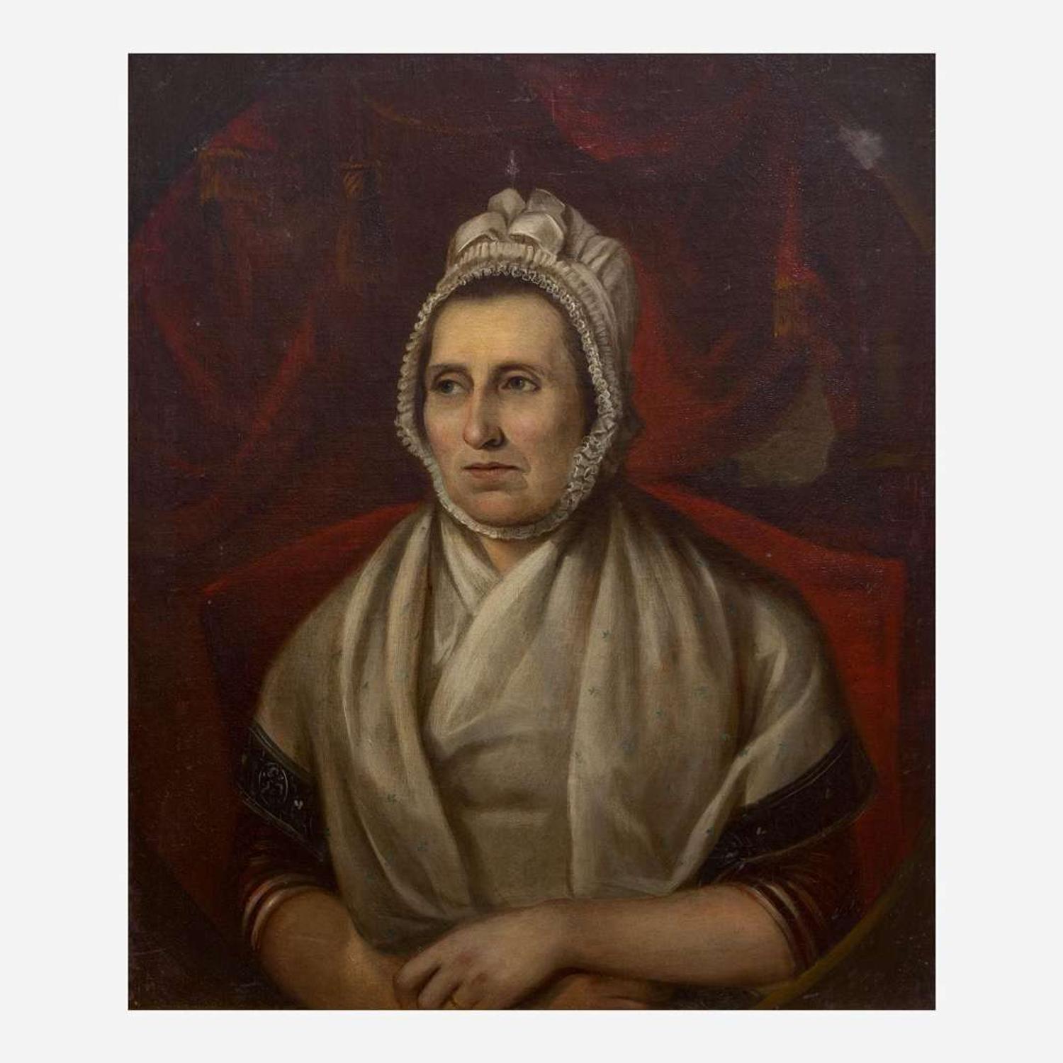 American School 18th / 19th century Two Portraits: A Quaker Lady and Gentleman