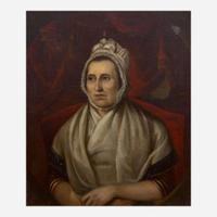 American School 18th / 19th century Two Portraits: A Quaker Lady and Gentleman