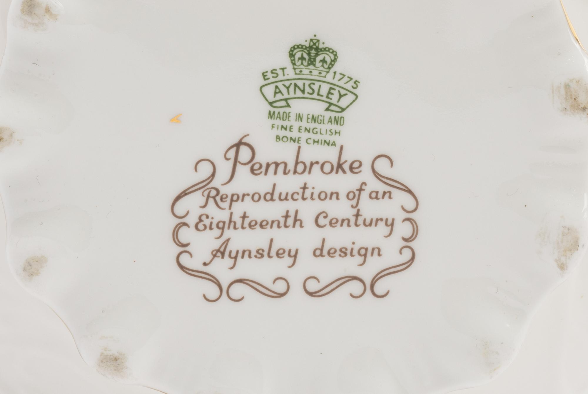 A Pair of Aynsley Porcelain Cache Pots