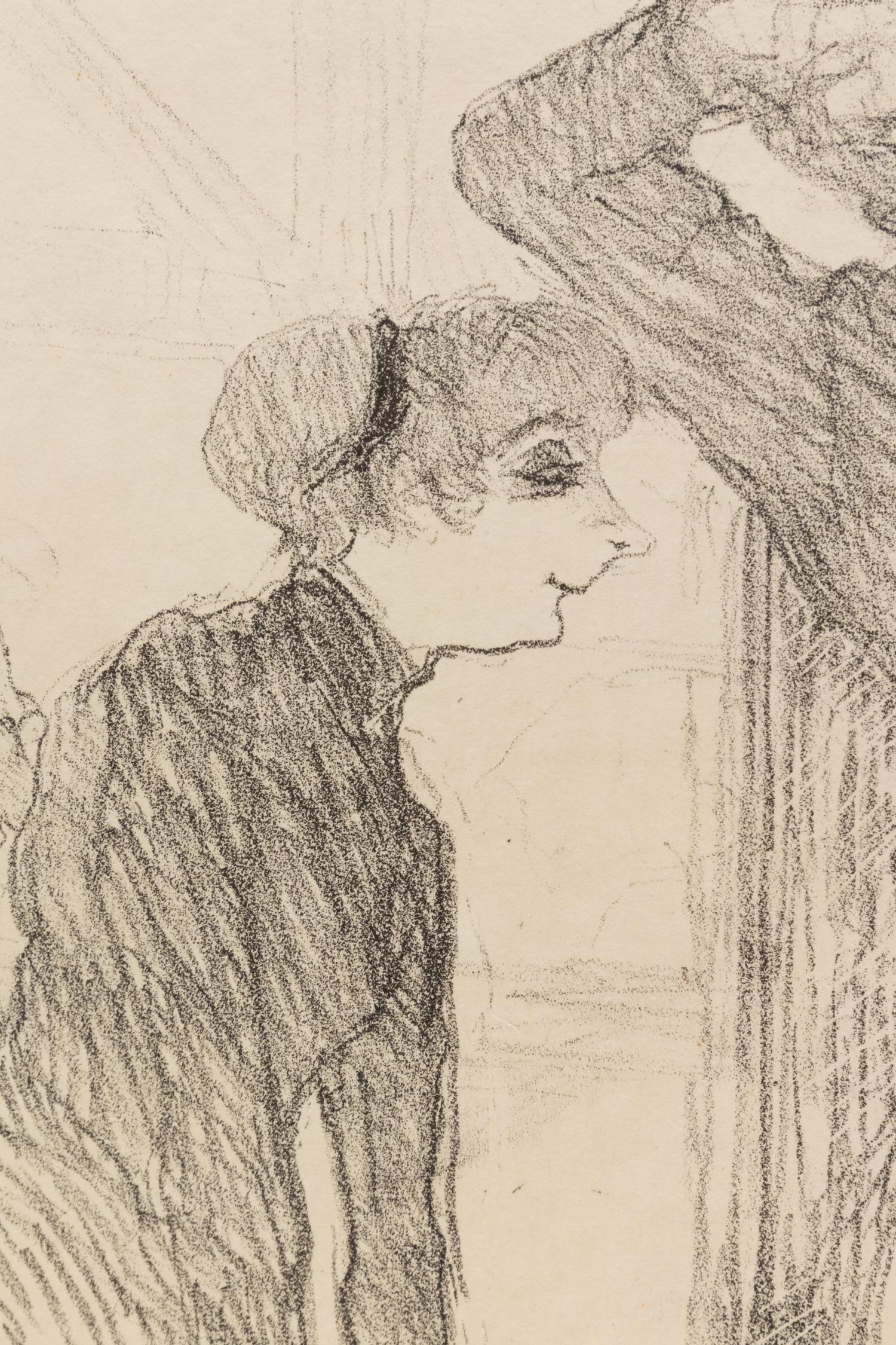 Lugné-Poë et Berthe Bady, dans 'Au-dessus des Forces Humaines', 1894