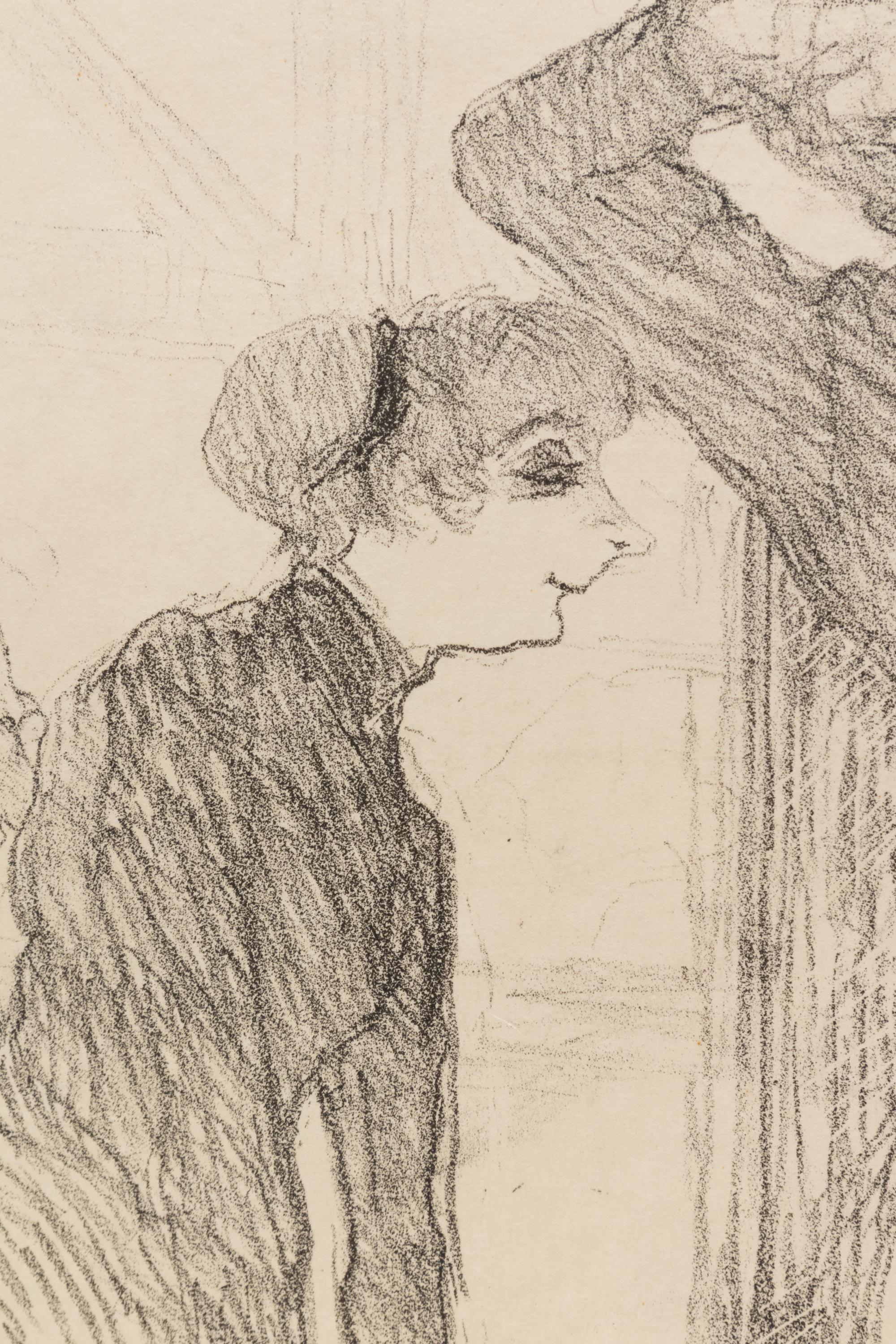 Lugné-Poë et Berthe Bady, dans 'Au-dessus des Forces Humaines', 1894
