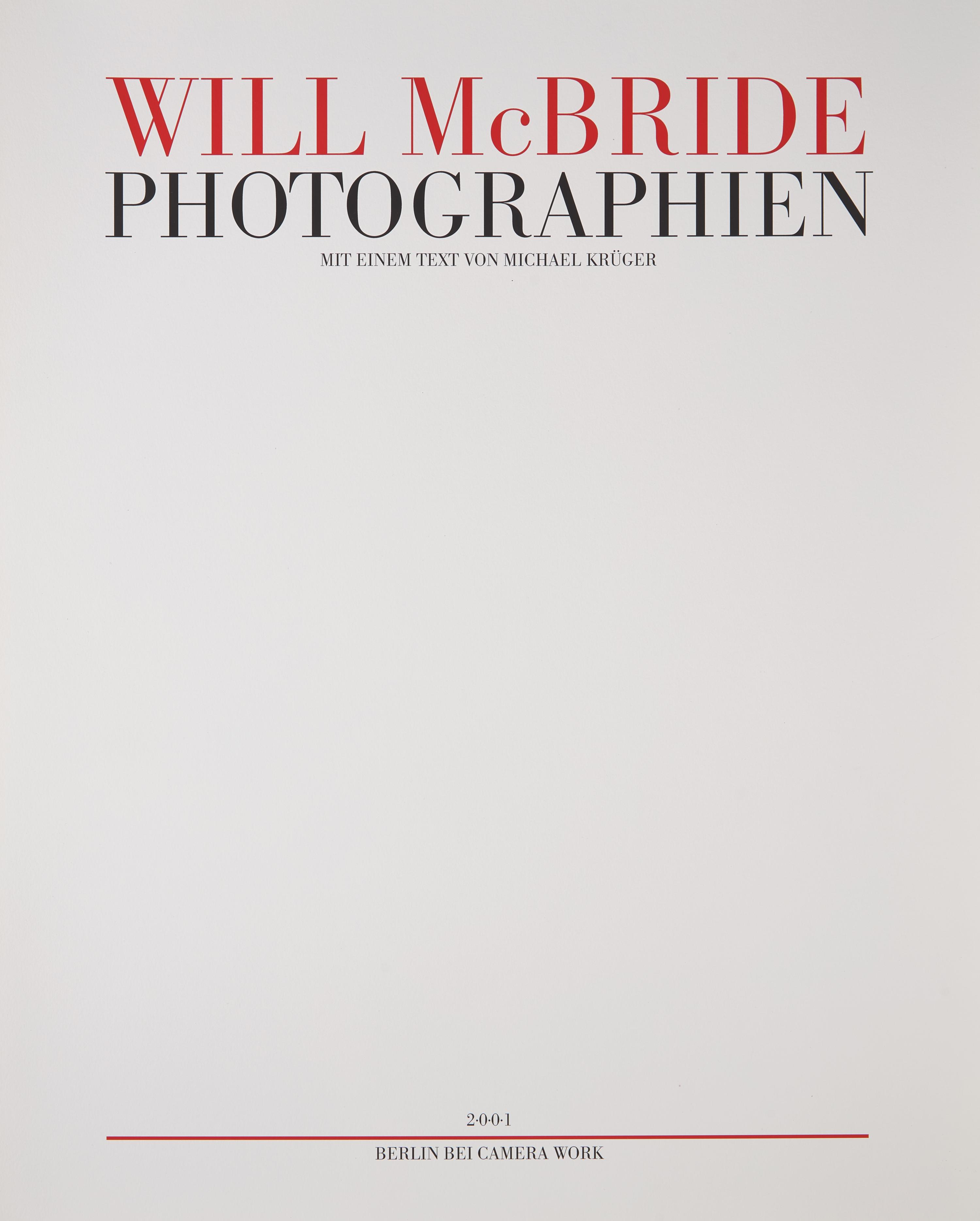 [Photography] McBride, Will. Photographien