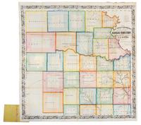 WIGGIN, C.P. Mac Lean & Lawrences Sectional Map of Kansas Territory. Pittsburg [sic]: Wm. Schuchman & Bro. Lith., 1857.
