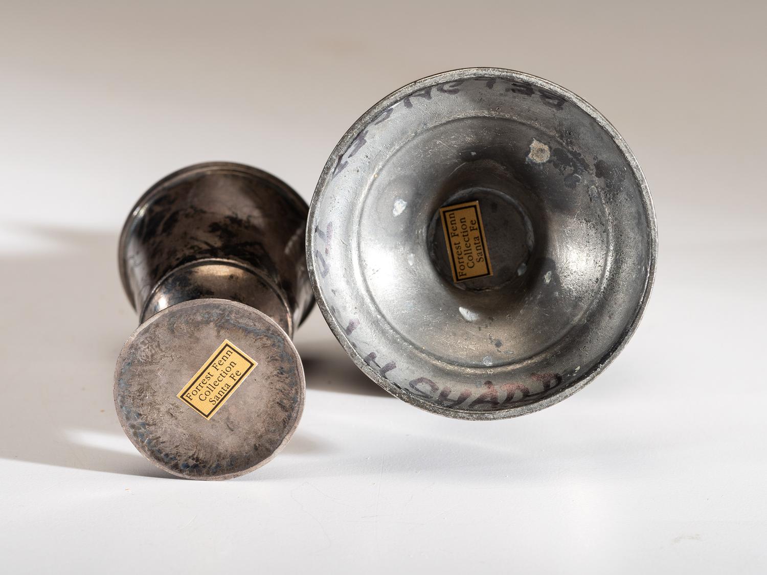 Muffineer, Cordial and Lorgnette with Signed Case, Belonging to Joseph Henry Sharp