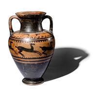 An Etruscan Black-Figured Amphora