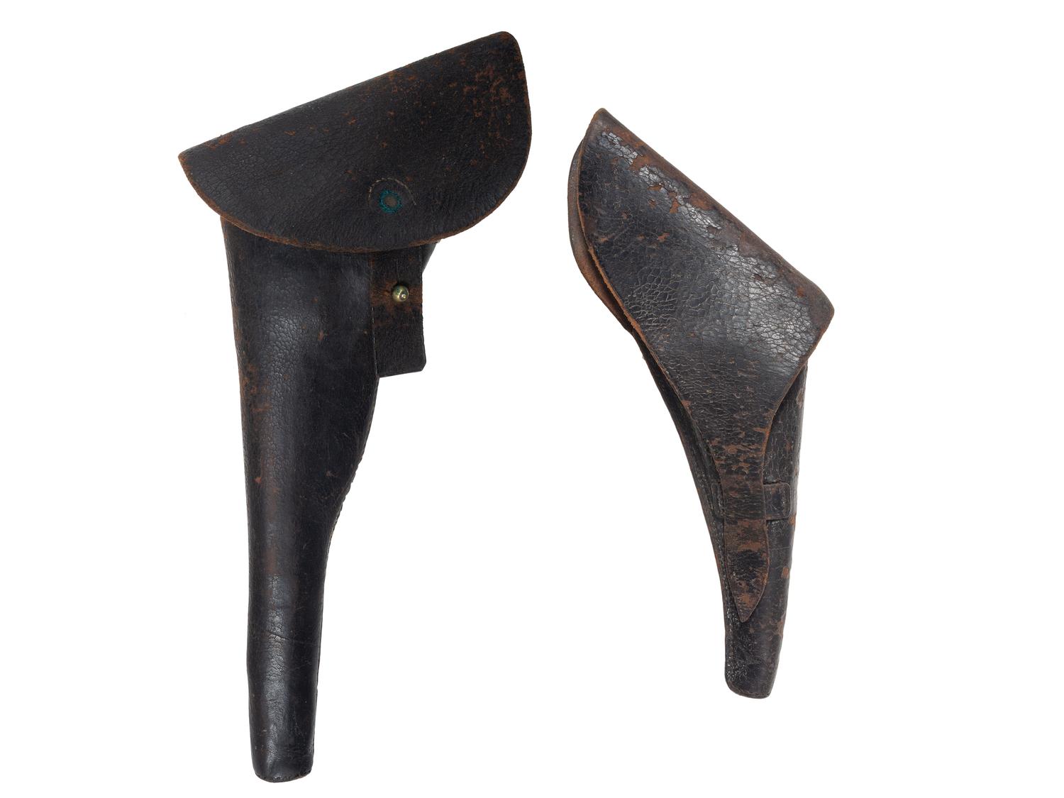 [CIVIL WAR]. A group of 2 holsters, comprising: