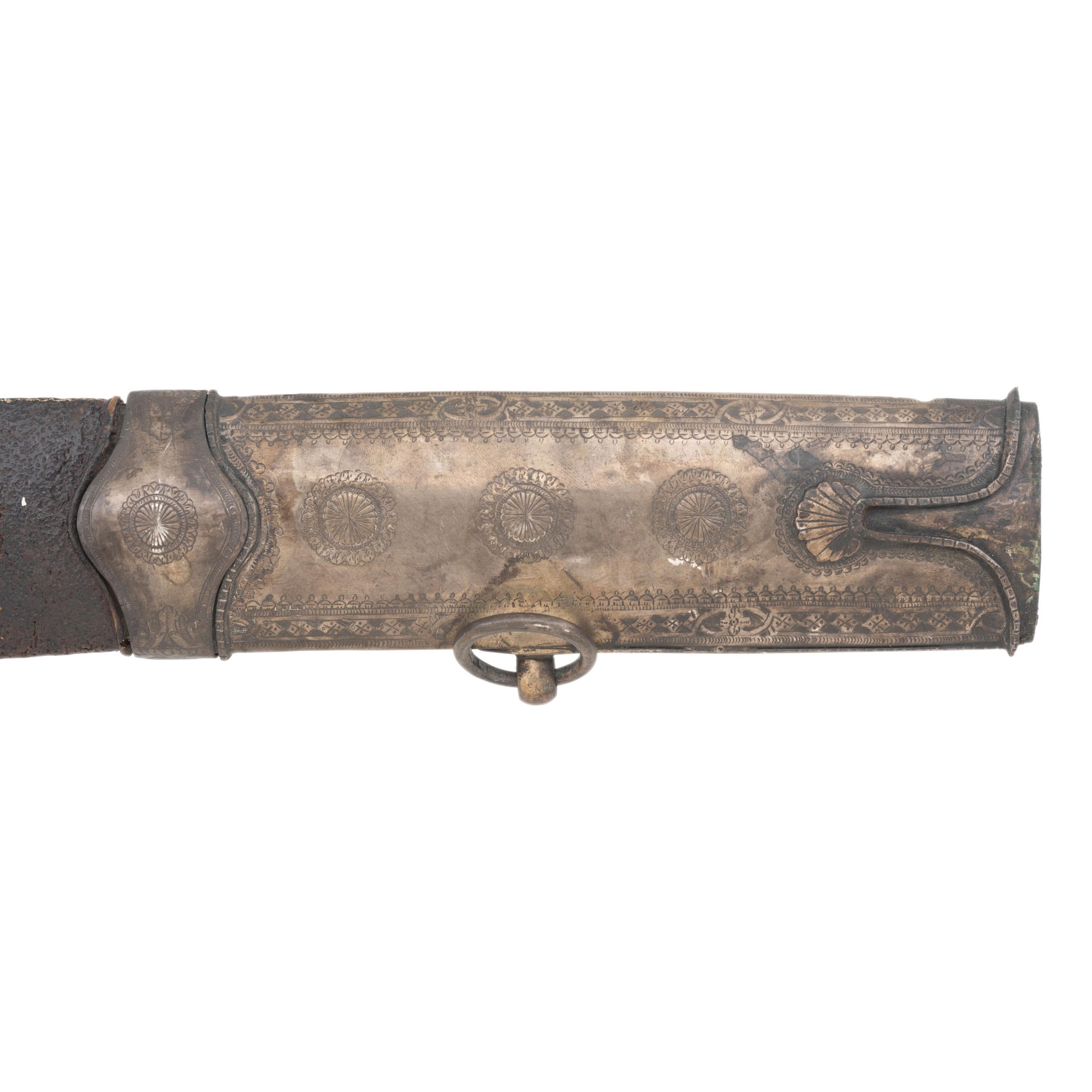Ottoman Kilij Sword with Wood Lined Scabbard