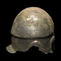 A Chalcidian Tinned Bronze Helmet