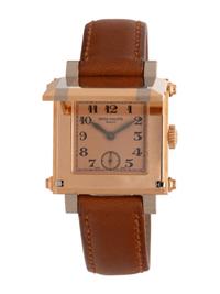 PATEK PHILIPPE, REF. 5099RG 18K ROSE AND WHITE GOLD GONDOLO 'CABRIOLET' WATCH, WITH EXTRACT