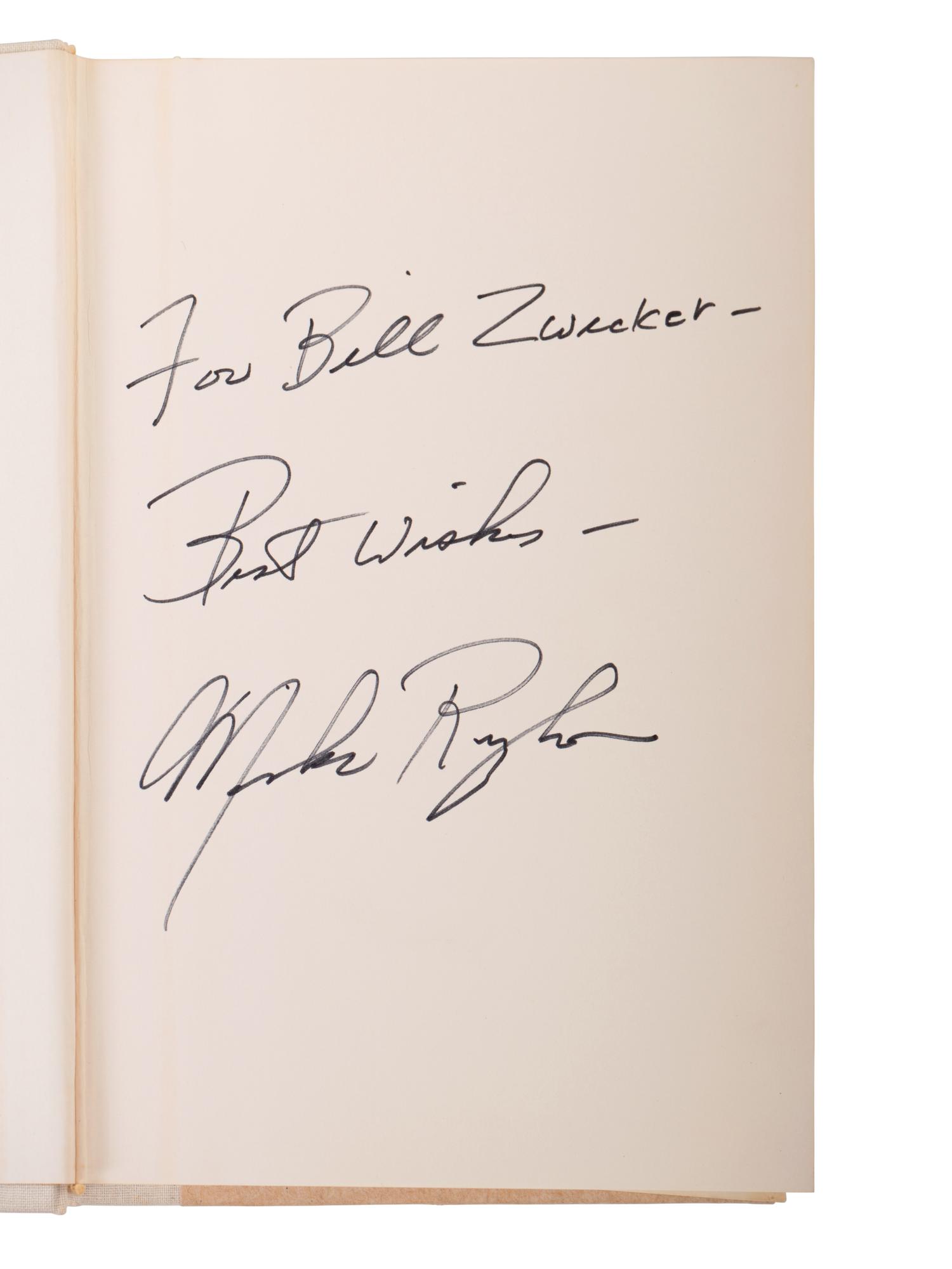 (Books) A group of 8 autographed books by writers, authors, and directors, comprising:
