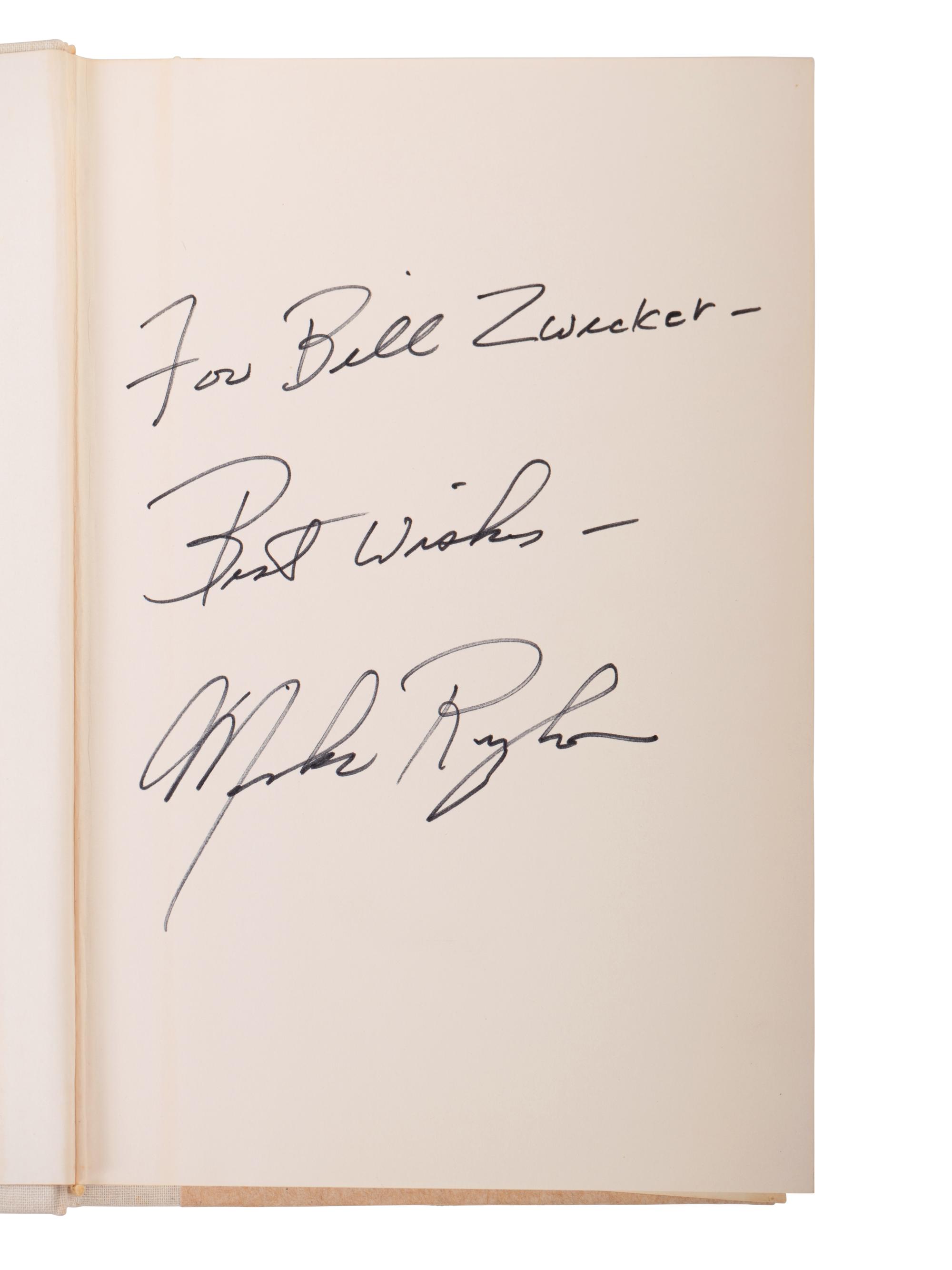 (Books) A group of 8 autographed books by writers, authors, and directors, comprising: