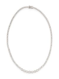 DIAMOND AND WHITE GOLD RIVIÈRE NECKLACE