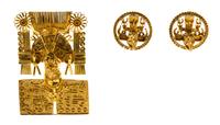 A Collection of 14 Karat Yellow Gold Jewelry, 10.40 dwts.
