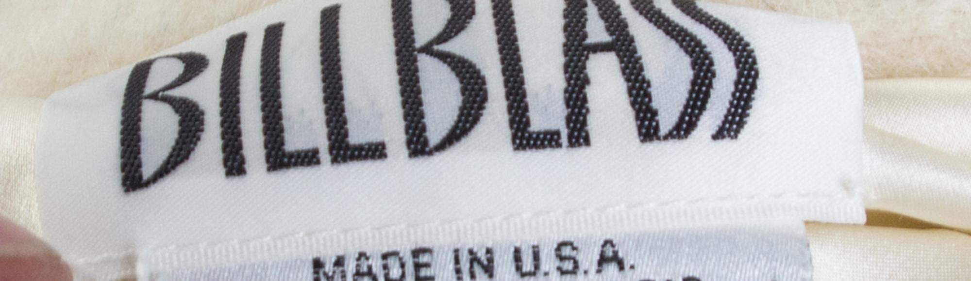 A Bill Blass Cream Wool Jacket, Size 10.