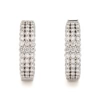DIAMOND HOOP EARRINGS