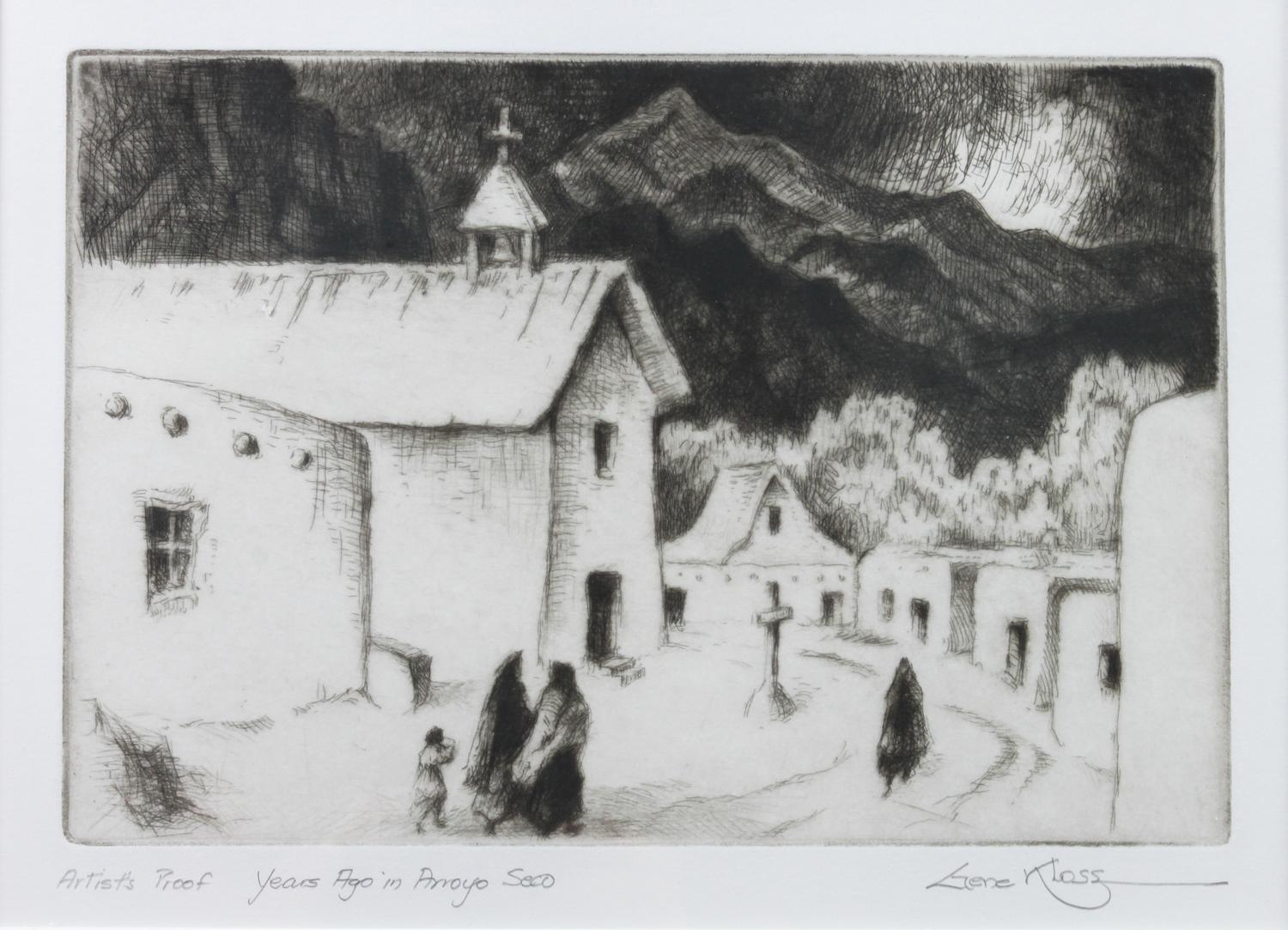 Gene Kloss 5 5/8 x 8 1/8 inches — (American, 1903-1996)