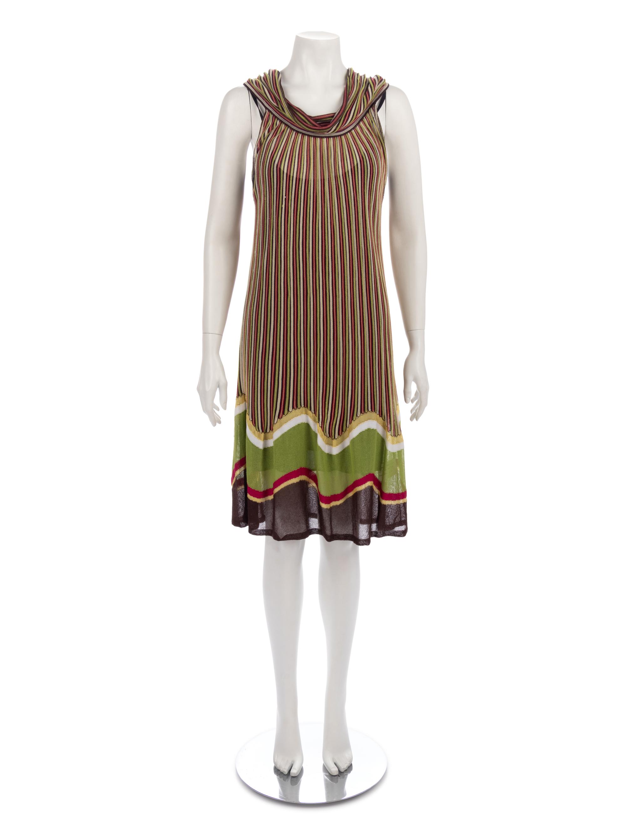 Three Designer Dresses, Two Missoni, One Scaasi, 1980-2000s