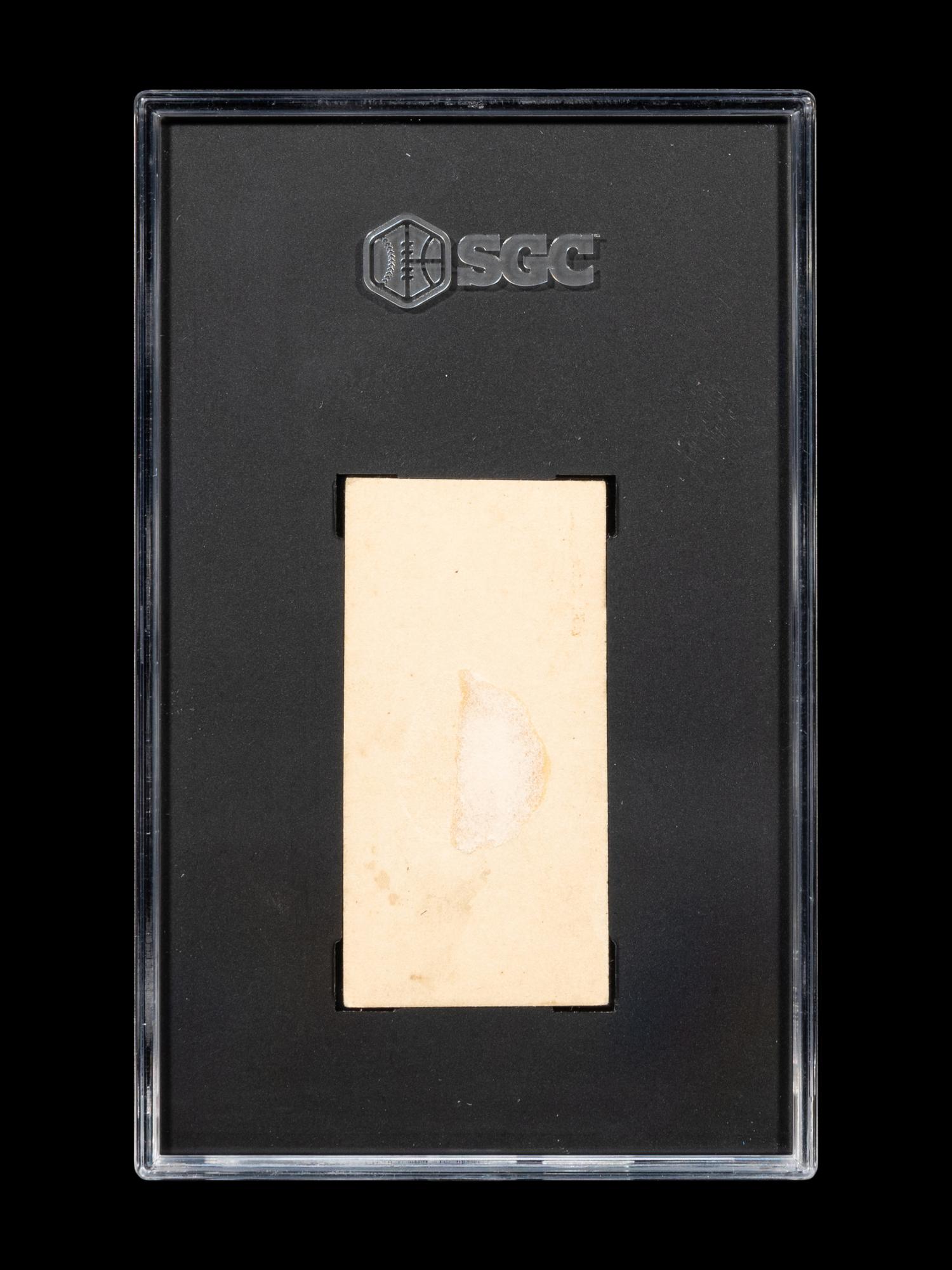 An 1889 Old Judge N172 Darby O'Brien Baseball Card (SGC 1) POP 1 in SGC