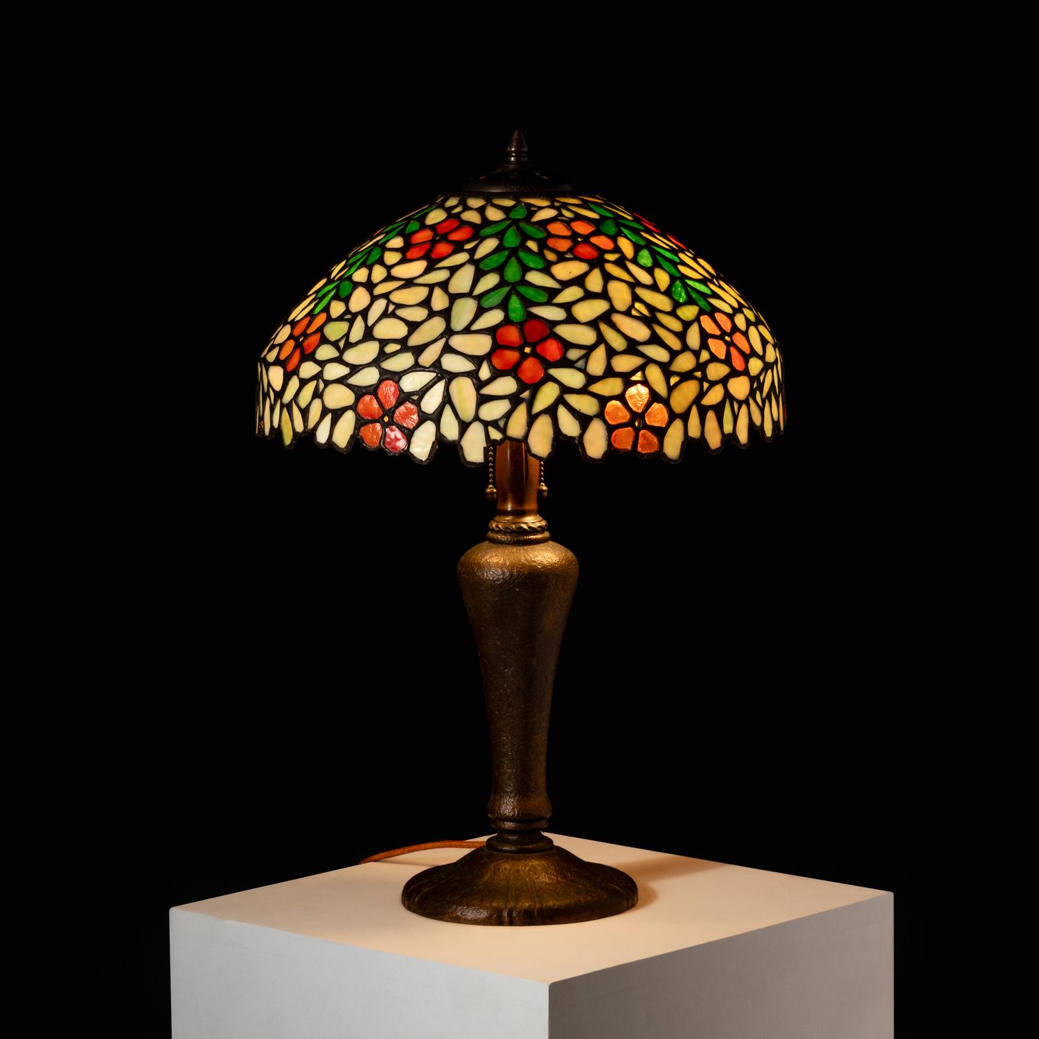 Apple Blossom lampshade and base