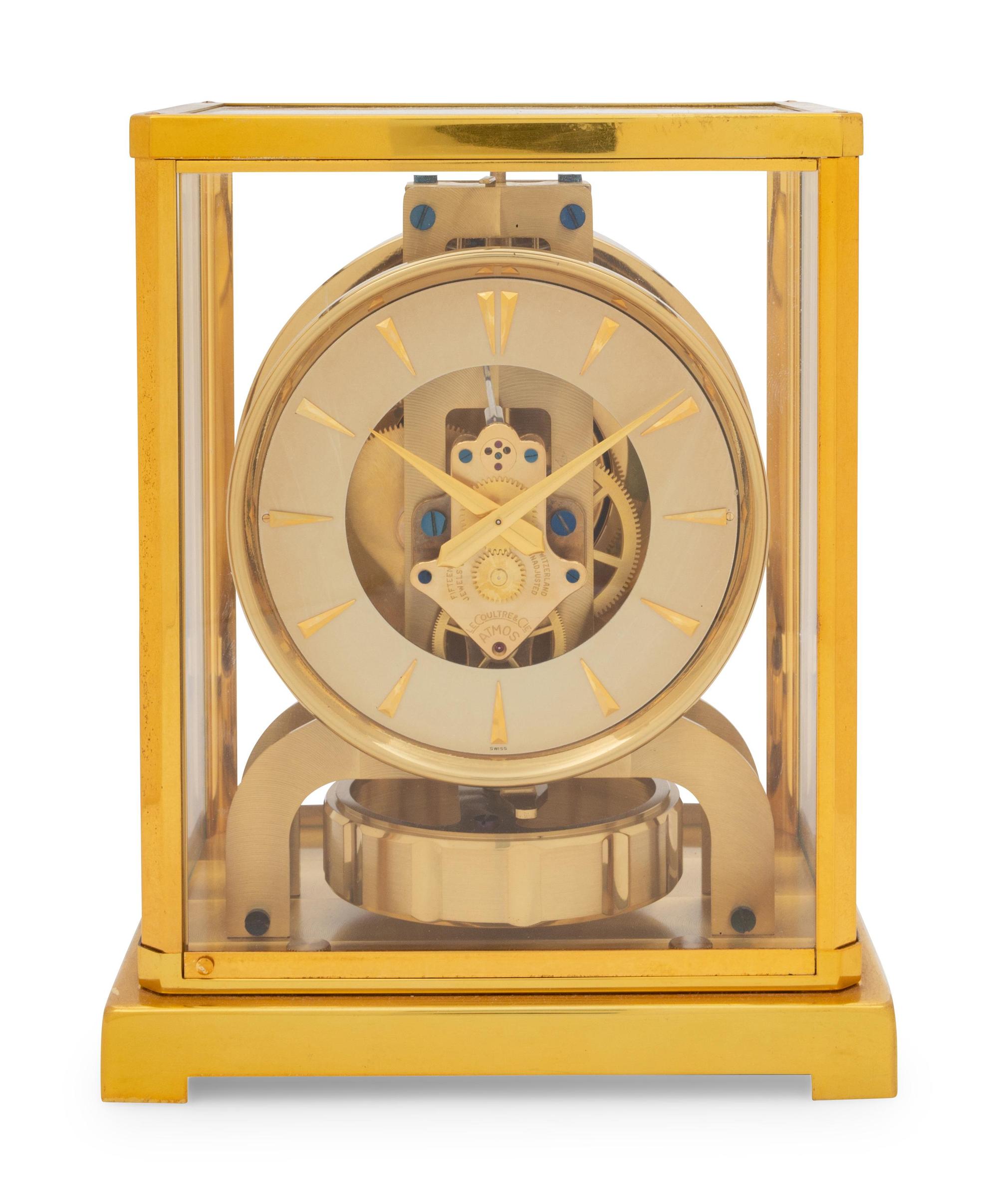 A LeCoultre Brass ' Atmos ' Clock
