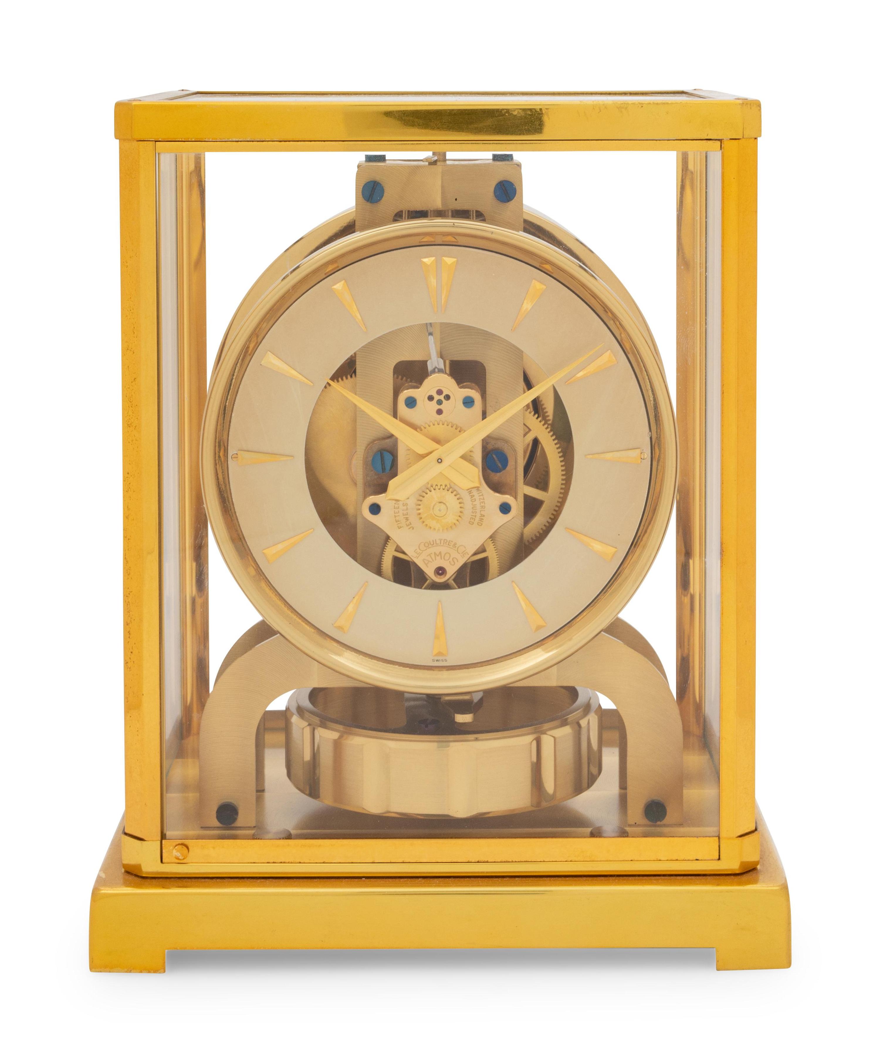 A LeCoultre Brass ' Atmos ' Clock