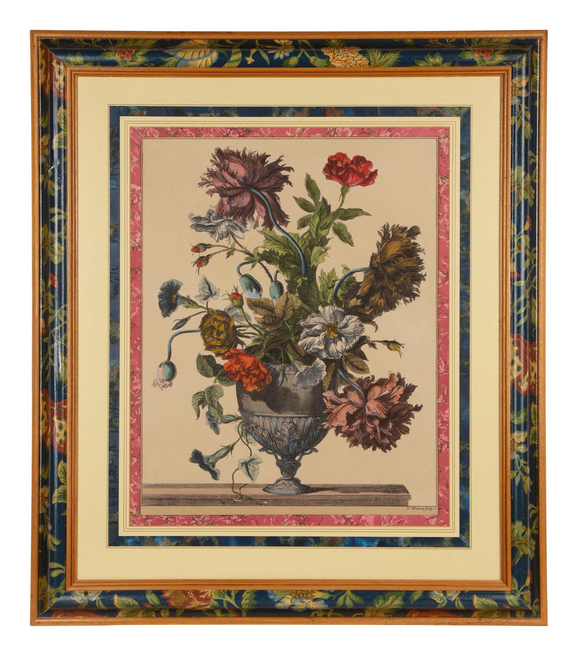 Two Pairs of Botanical Prints — 20TH CENTURY