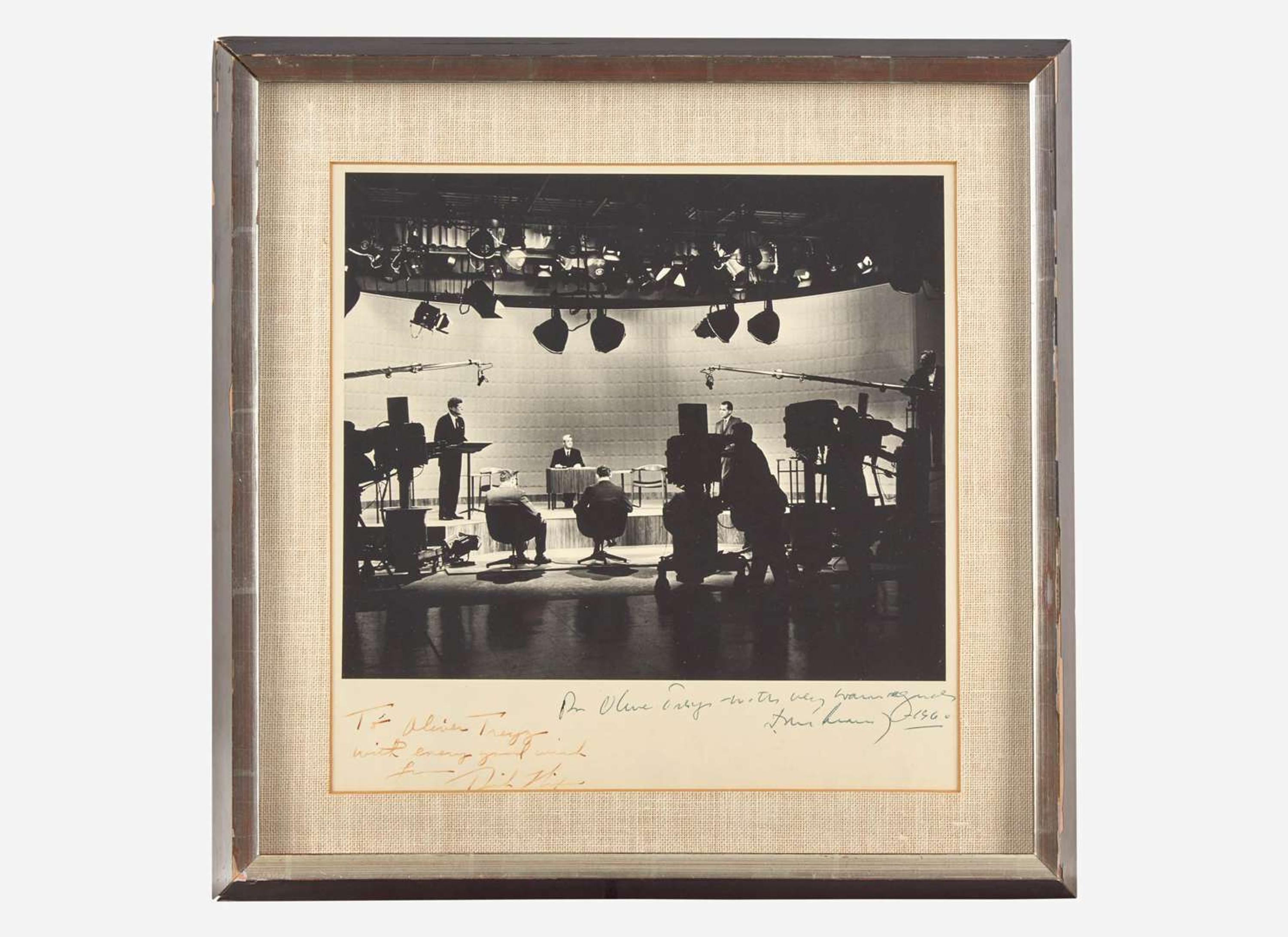 [Presidential] Kennedy, John F., and Richard Nixon: Inscribed Photograph