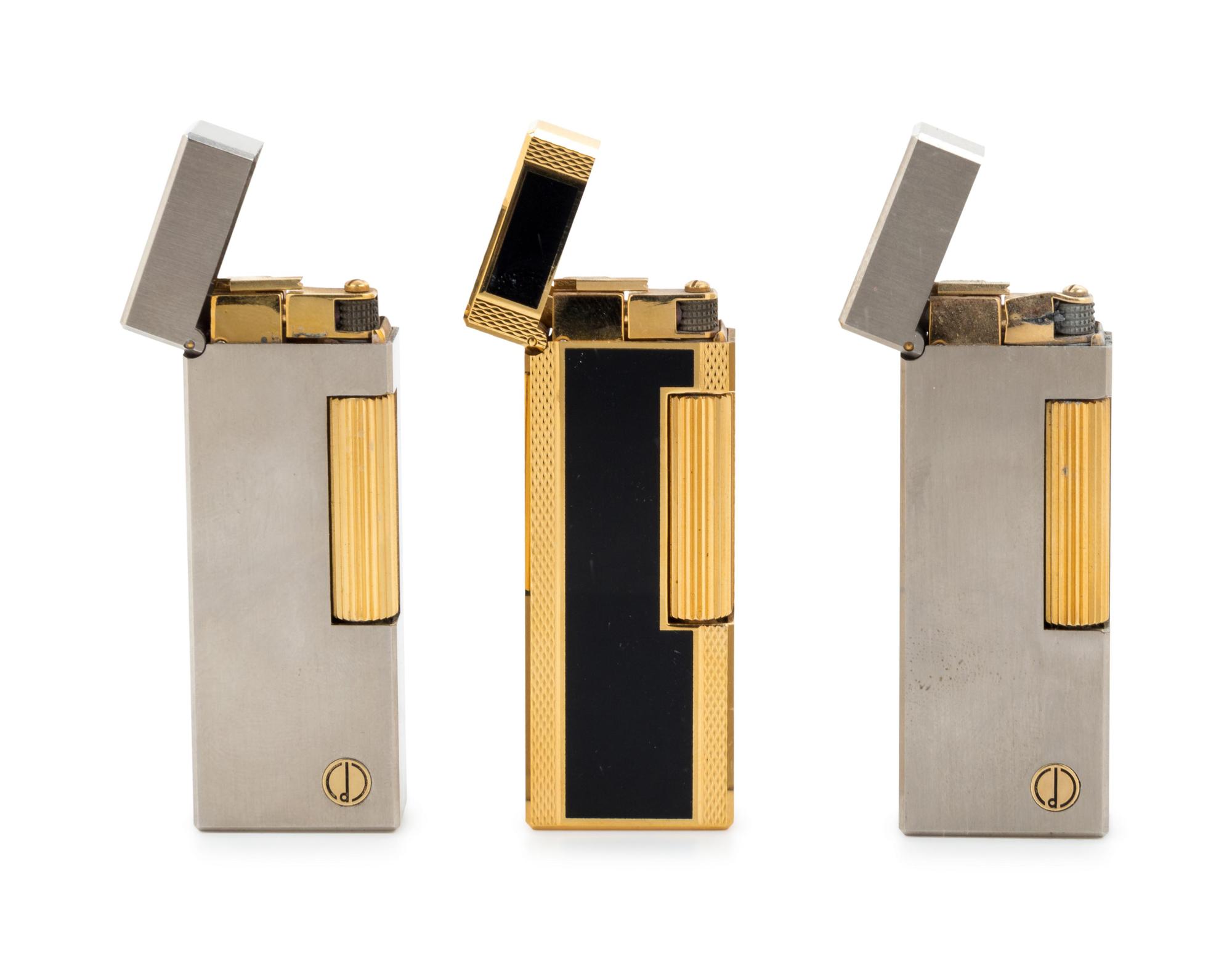 Three Dunhill Lighters