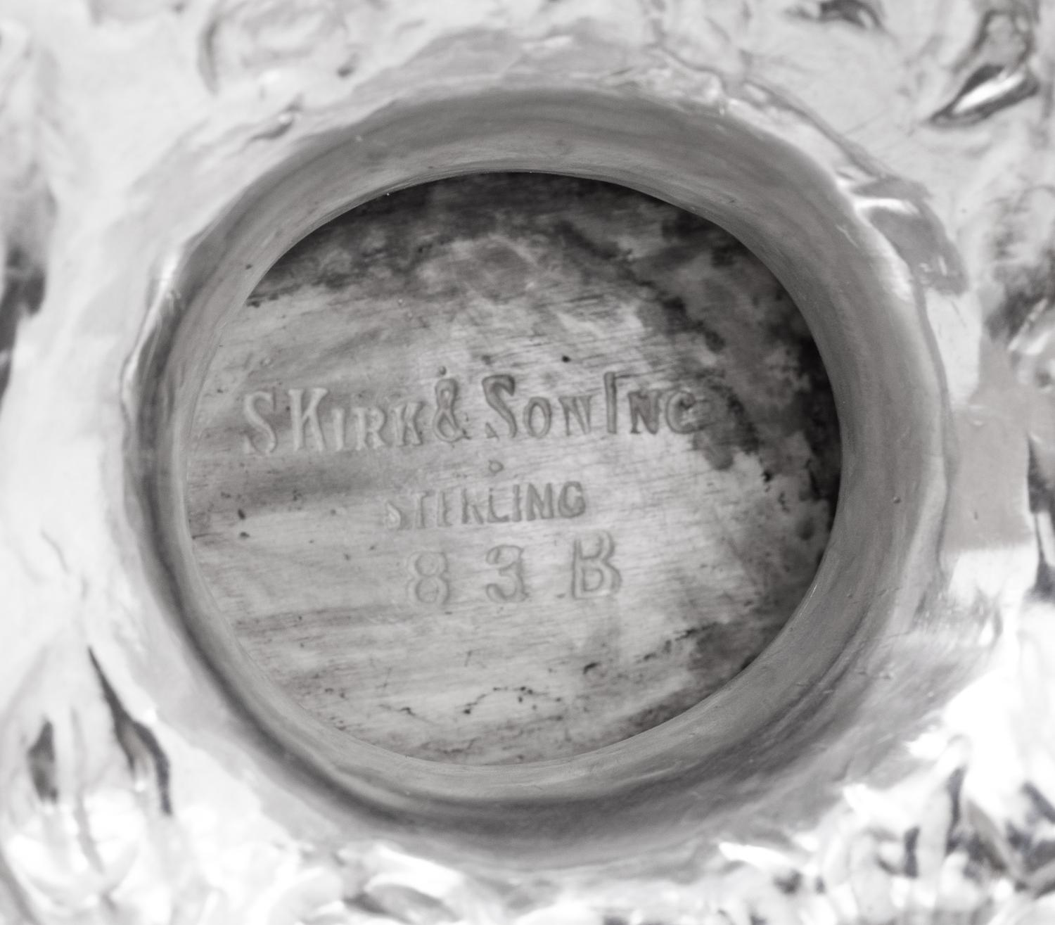 An S. Kirk & Son ' Castle' Pattern Sugar Bowl