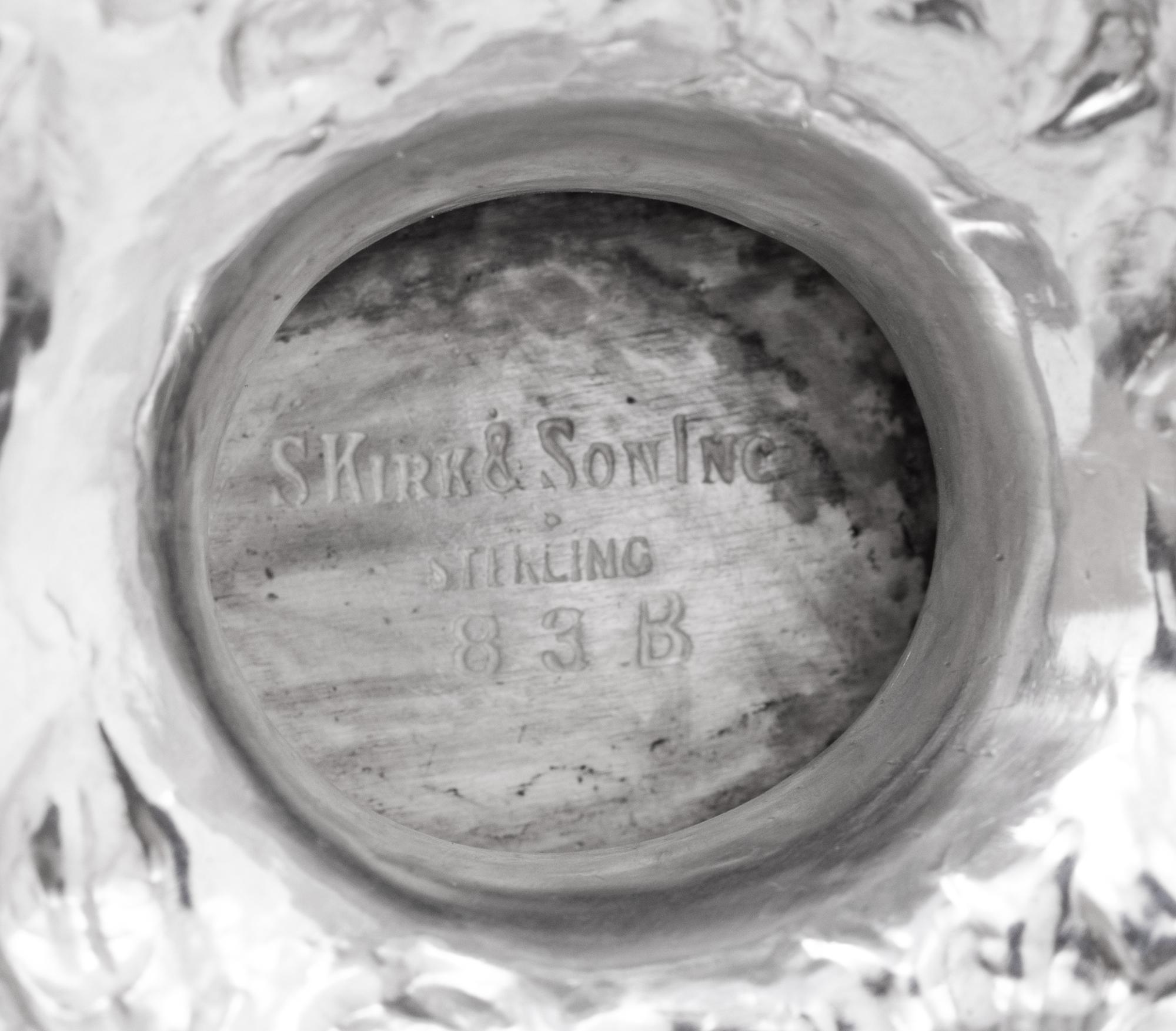 An S. Kirk & Son ' Castle' Pattern Sugar Bowl