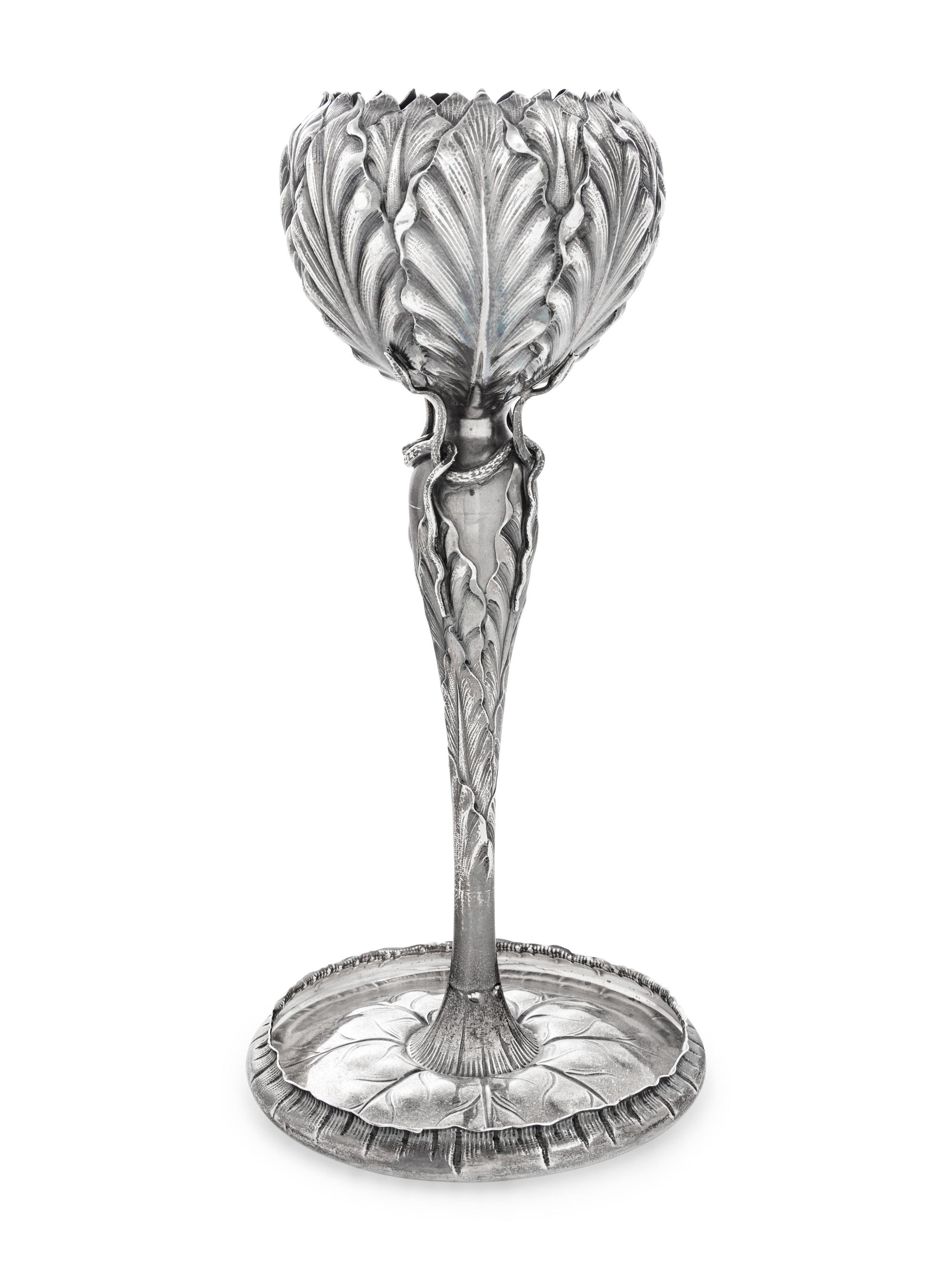 An American Silver Vase