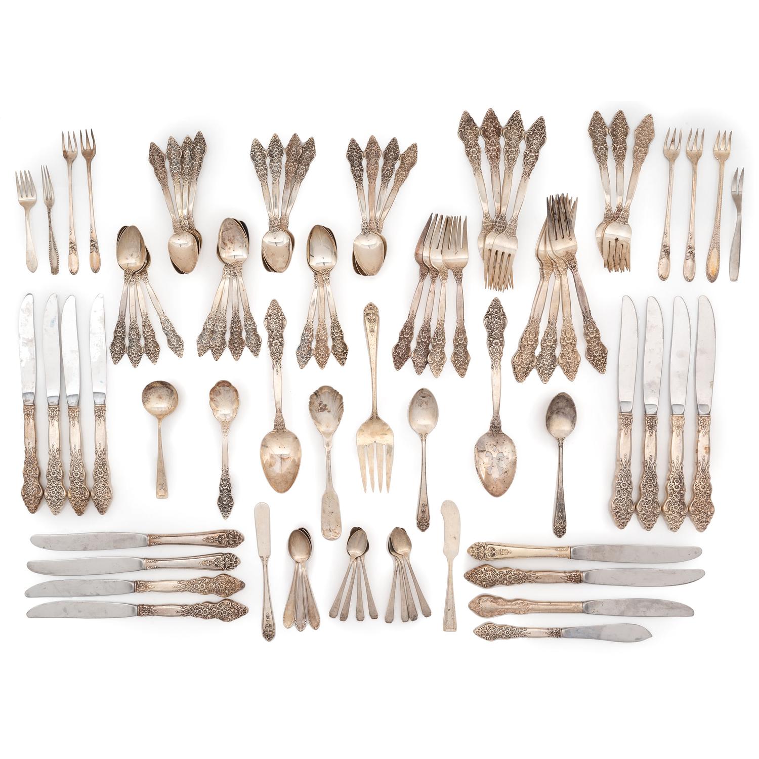 A Rogers Brothers Silverplate Flatware Service, Plus