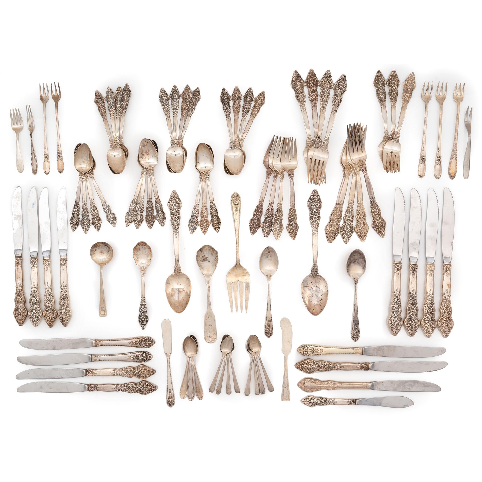 A Rogers Brothers Silverplate Flatware Service, Plus